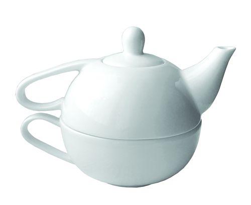 Чайник 400 мл. с чашкой 300 мл. /1/6/ фото 1