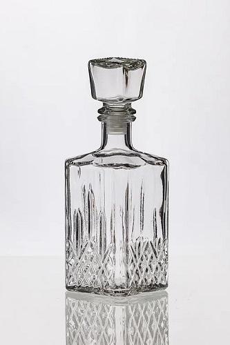 Штоф 0,5 л. 75*75 мм. h=160 мм. Кристалл /1/20/ фото 1