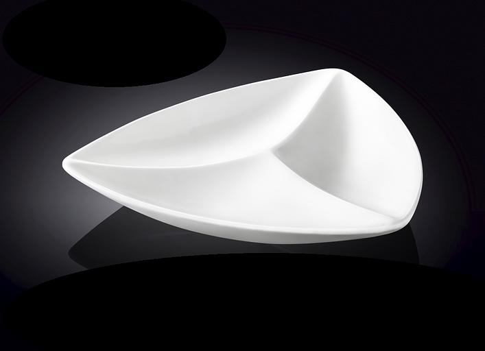 Менажница 3-х секц. 240 мм. треугольная Wilmax /3/24/ фото 1