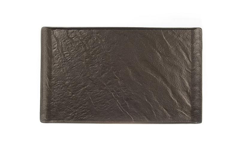 Блюдо для подачи 335*205*15 мм. Black Star /1/6/ фото 1