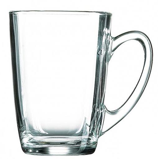 Кружка 320 мл. d=80 мм. h=110 мм. прозрач. Нью Монинг /6/912/ фото 1