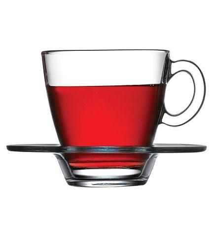 Чайная пара 215 мл. d=130/82 мм. h=83 мм. Аква /6/24/360/ фото 1