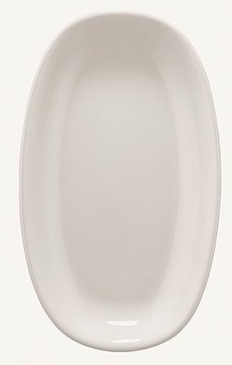Блюдо овальное 190*110 мм. Белый, форма Гурмэ /1/12/ фото 1