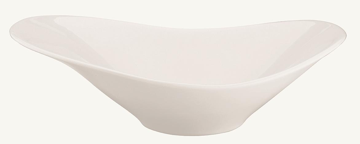 Салатник d=270 мм. 750 мл. h=85 мм. Белый /1/6/ фото 1