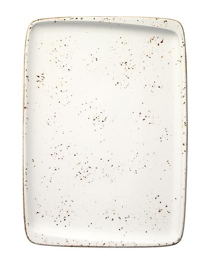 Блюдо прямоуг. 360*250 мм. Грейн, форма Мув /1/6/ фото 1