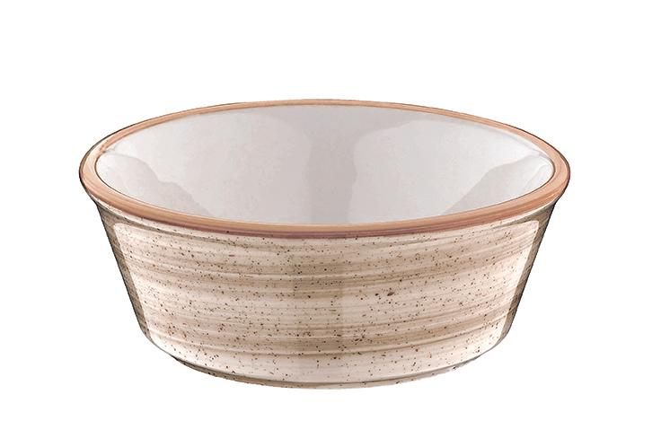 Салатник d=120 мм. 290 мл. h=56 мм. штабелир. Террин, форма Банкет /1/24/ фото 1