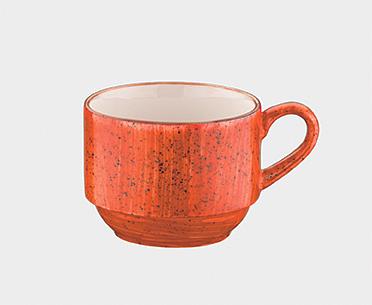 Чашка 80 мл. кофейная d=59 мм. h=48 мм. штабелир. Терракота (блюдце 62425), форма Банкет /1/6/ фото 1