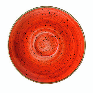 Блюдце d=120 мм. Терракота, форма Гурмэ /1/6/ фото 1