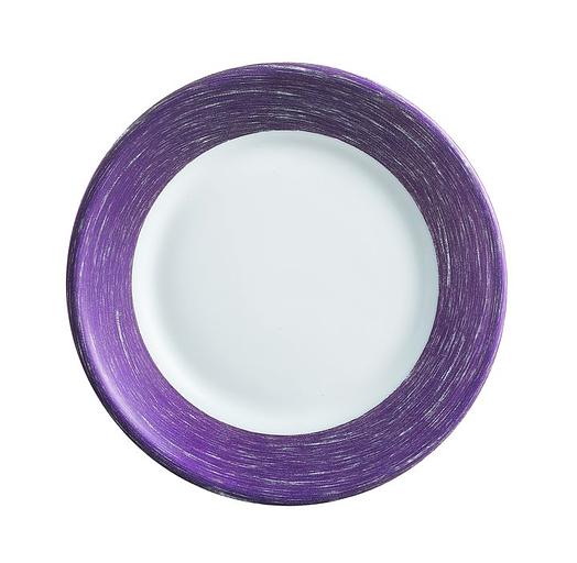 Тарелка d=155 мм. сиреневый край Браш /1/6/24/ фото 1