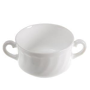 Бульонница 300 мл. d=98 мм. h=60 мм. с ручками Трианон /6/24/1152/ фото 1