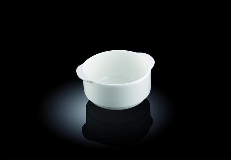 Бульонница 330 мл. d=110 мм. h=57 мм. с ушками Wilmax (блюдце 47708) /4/48/ фото 1