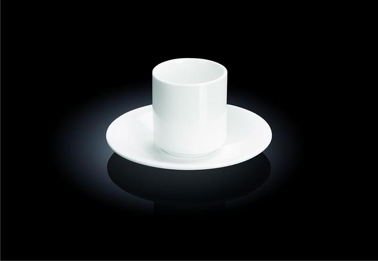 Чайная пара 150 мл. штабелир. без ручки Wilmax /6/36/ фото 1