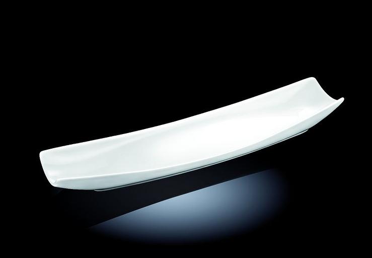 Блюдо прямоуг. 350*110 мм. с закатанным ободком Wilmax /3/24/ фото 1