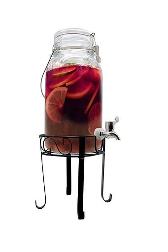 Подставка для емкости для настойки 4 л. (код 56425) 16*16*19,5 см. VB /1/8/ фото 1