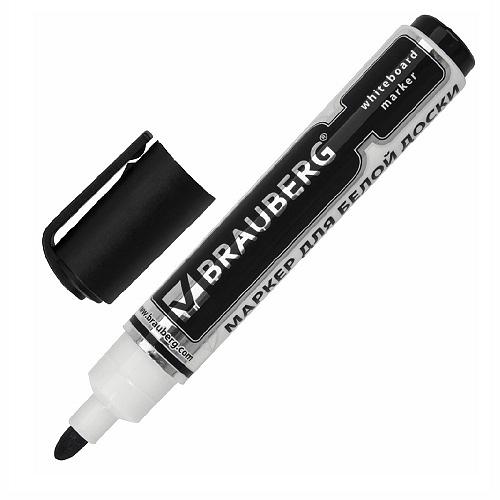 Маркер для маркерной доски Brauberg линия 5 мм. черный /1/ фото 1