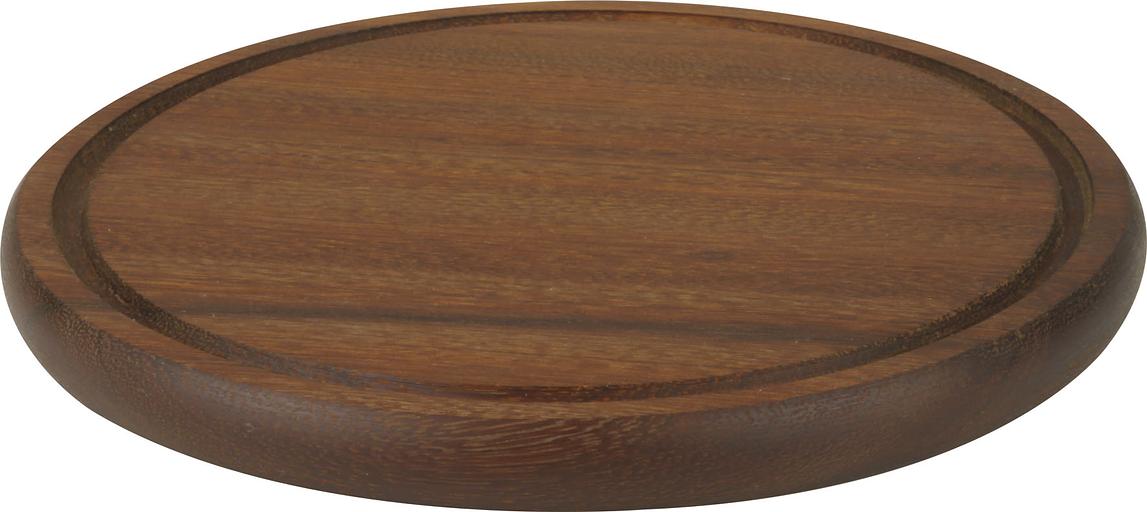 Доска для подачи круг. d=300 мм. с желобком, бук LAVA /1/ фото 1