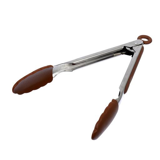 Щипцы универсальные 25 см. нерж. силикон. вставки /1/12/ фото 1