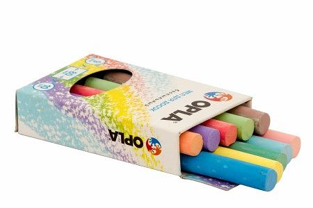 Мелки цветные OPLA 10 шт/уп /1/ фото 1