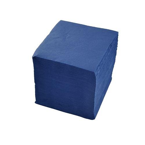 Салфетки 24*24 см. синие 1-сл 400 лист/уп /1/18/ фото 1