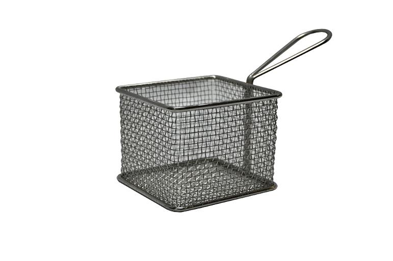 Корзинка для подачи 100*100 мм. h=80 мм. 700 мл. нерж. MGsteel /1/6/72/ фото 1