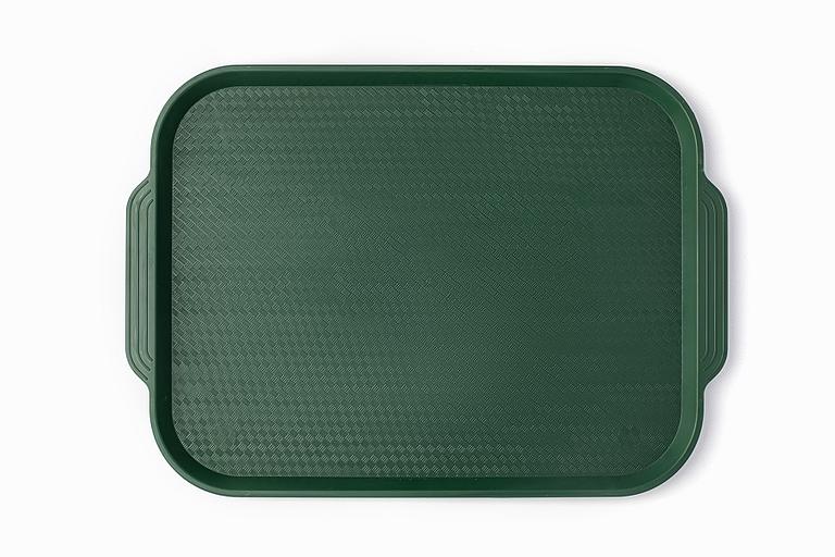 Поднос 45*35,5 см. темно-зеленый поверхность классик (414) MG /1/10/ фото 1