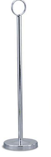 Держатель для ценников и табличек d=7,3 см. h=31 см. нерж. на подставке MGsteel /1/12/120/ фото 1