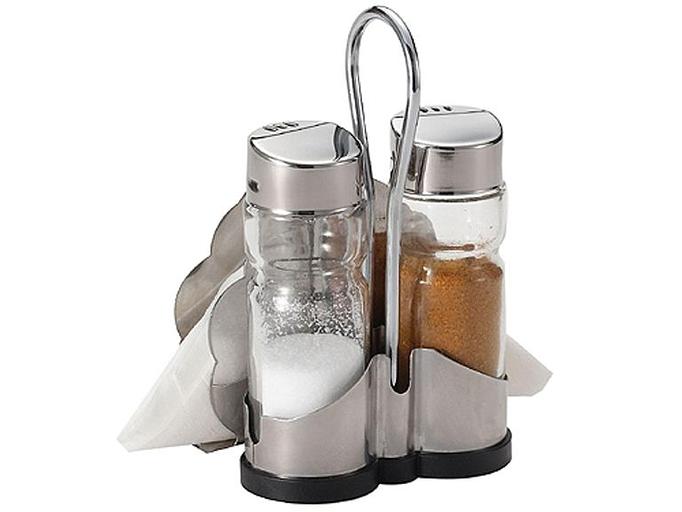 Набор для специй 2 пр.+ салфетница /1/12/96/ фото 1