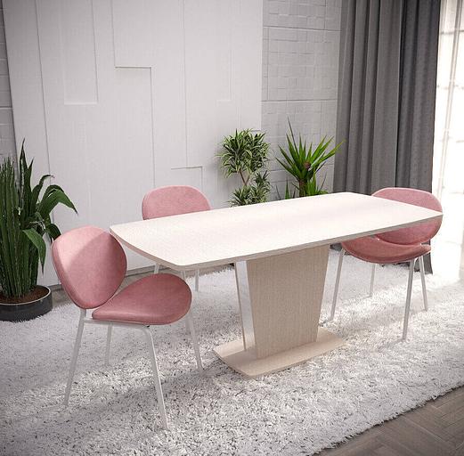 Стол Ливерпуль тип 1, 110 (+40)×75 см белфорт, металлик фото 2