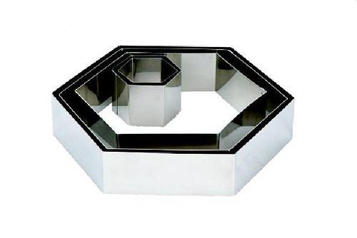 Форма кондитерская "Шестиугольник" 24,5*28 см. h=5 см. нерж. MGsteel /1/48/ фото 1