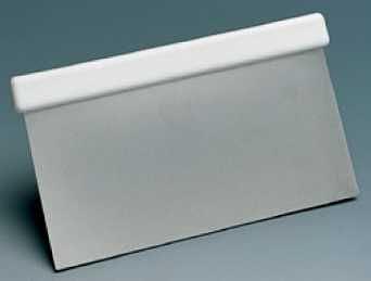 Скребок (разделитель для теста) h= 9 см. раб.часть 8,2*17,5 см. нерж. /1/ фото 1