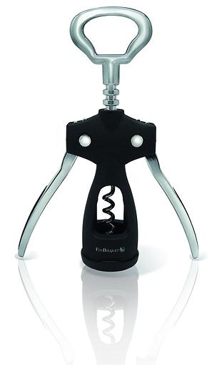 Штопор рычажный 19 см. прорезин. мощный нерж. VB /1/12/ фото 1