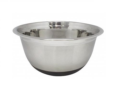 Миска 5,0 л. d=26 см. нерж. силикон. дно /1/ фото 1
