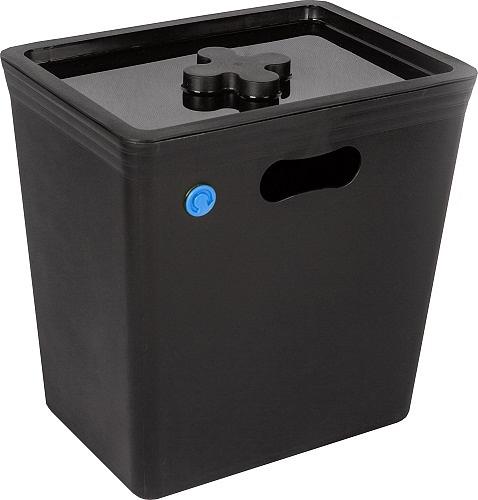 Бак для мусора 20 л. 24,5*33,5*33,3 см. графит /1/5/ фото 1