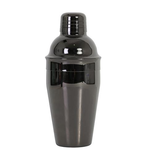 Шейкер 0,45 л. нерж. европейский, черное покрытие Deluxe MGsteel /1/72/ фото 1