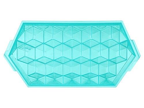 Форма для льда на 16 ячеек зеленая /1/30/ фото 1