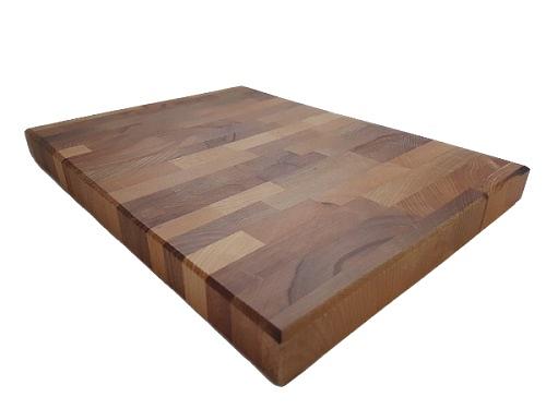 Доска разделочная бук торцевая 400*300*35-45 мм. /1/ фото 1