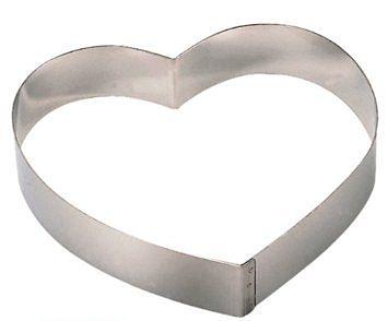 Форма кондитерская "Сердце" d=19 см. h=4 см. нерж. De Buyer /1/ фото 1