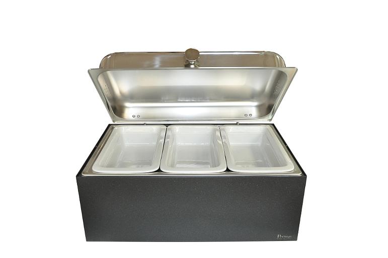 Мармит для сервировки, GN1/3-65 с горелками, крышка нерж., подставка нерж. Pinti /1/ фото 1