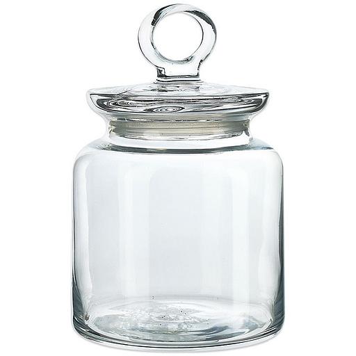 Банка для сыпучих прод. 550 мл. со стекл. крышкой Китчен Слим /1/12/288/ фото 1