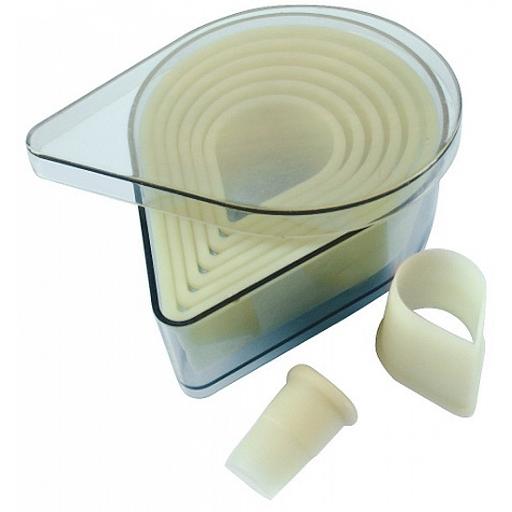 Резак пласт. набор 8 шт. "Слеза" полиамид De Buyer /1/ фото 1