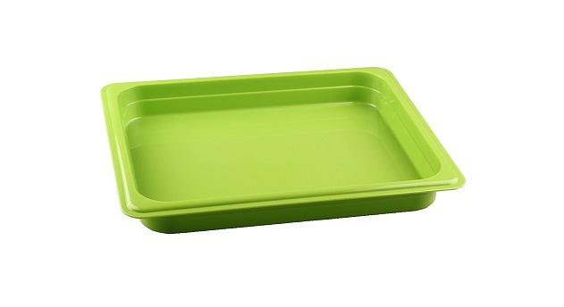 Гастроемкость 1/2 h=40 мм. 2,3 л. п/п зеленая /1/24/ фото 1