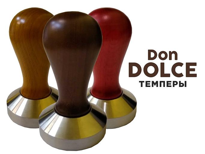 Темпер для кофе Don Dolce 57 мм. венге, дерево/нерж. /1/ фото 1