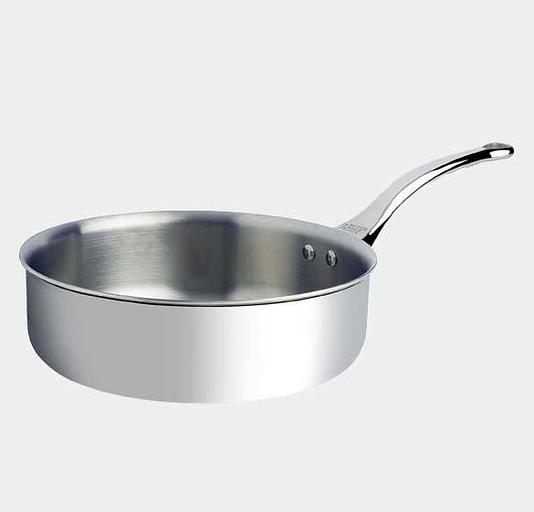 Сотейник 3,0 л. нерж. d=24 см. h=7,5 см. (индукция) Affinity De Buyer /1/ фото 1