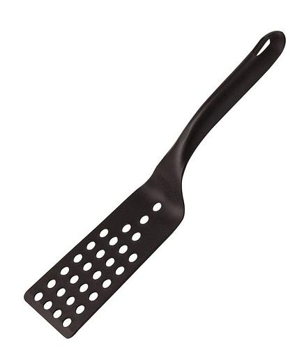 Лопатка для антиприг. поверхн. 29 см. изогнутая раб.часть 14*6,5 см. нейлон широкая перф APS /1/ фото 1