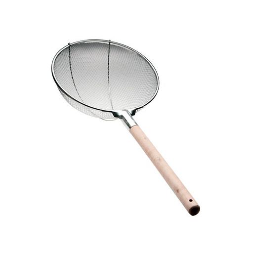 Сито d=350 мм. нерж. с дерев. ручкой (крупная сетка 6 мм) /1/ фото 1