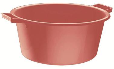 Таз 13 л. d=400 мм. h=175 мм. пищевой п/п бордовый /1/15/ фото 1