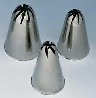 Насадка кондитер. "Роза" L d=36/8 мм. h=51 мм. нерж. /1/ фото 1