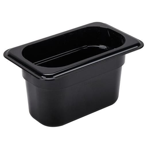 Гастроемкость 1/9 h=100 мм. 0,9 л. поликарб. черная Cambro /1/ фото 1