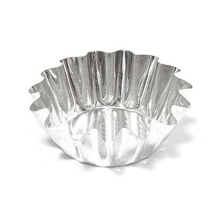 Форма для кекса №1 95 мл d=85 мм. h=30 мм. нерж. /1/ 10/ 200/ фото 1