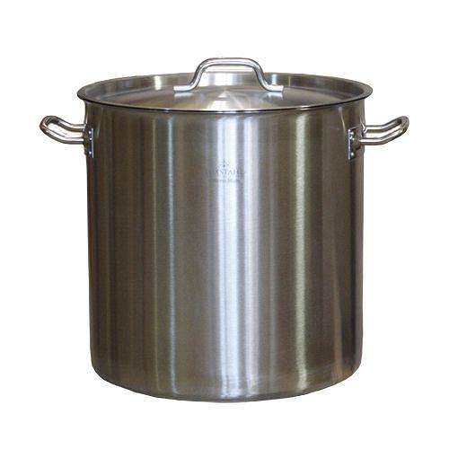 Котел 30 л. нерж. d=35 см. h=32 см. тройное дно с крышк. (индукция) /1/ фото 1